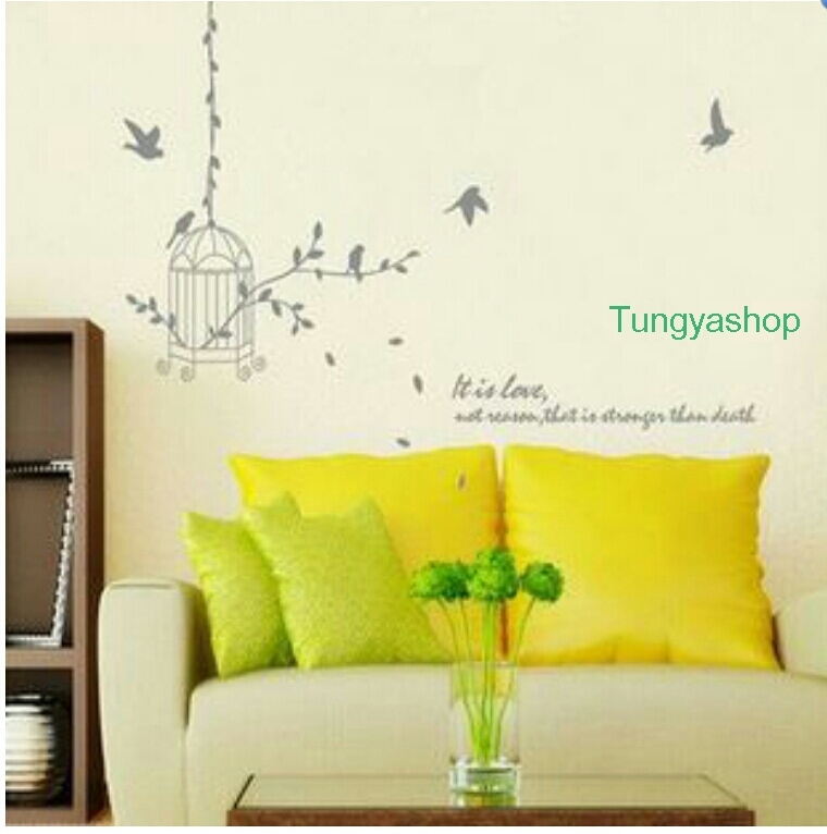 สติ๊กเกอร์ติดผนังบ้าน 50*70 ซม. สติ๊กเกอร์ติดผนังบ้าน 50*70 ซม.