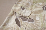 SALE พร้อมส่ง -  เสื้อแขนสามส่วน กระดุมคู่พิมพ์ลาย แนวญี่ปุ่น