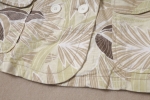 SALE พร้อมส่ง -  เสื้อแขนสามส่วน กระดุมคู่พิมพ์ลาย แนวญี่ปุ่น