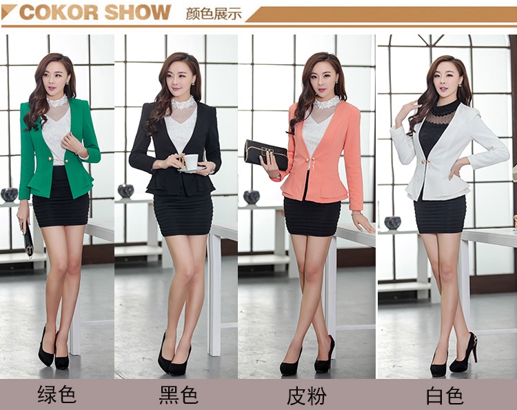 สูททำงานผู้หญิง   Pre Order (รอสินค้า 3 สัปดาห์หลังชำระเงิน)