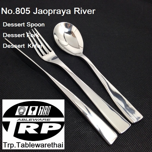 มีดหวาน,Handmade,Dessert Knife,รุ่น 805 Jaopraya River,Made In Thailand,สแตนเลส,