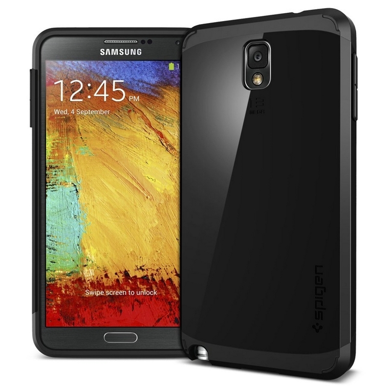 เคส note 3 sgp slim armor สีดำ เคส note 3 sgp slim armor สีดำ
