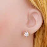 ต่างหูทอง 18k gold filled เพชร CZ เกรดพรีเมี่ยมเปล่งประกาย สวยหรู