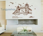 สติ๊กเกอร์ติดผนังบ้าน กราฟฟิก 60x90 ซม.