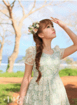 เดรส สีส้มอ่อน ผ้าโปร่งปักลาย