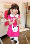 ** bt1274 ** ชุดเซตเด็กหญิง เสื้อ+กางเกง สีชมพู