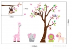 Removable Wall Decor Sticker  สวนสัตว์หรรษา 60x90 cm.x2 pcs.