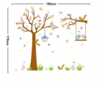 Removable Wall Decor Sticker  กระรอกน้อย ขนาด 60 x 90 cm.x2 pcs.