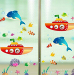 Removable Wall Decor Sticker เรือดำน้ำ