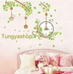 นาฬิกาสติ๊กเกอร์ติดผนังบ้าน 60*90ซม.