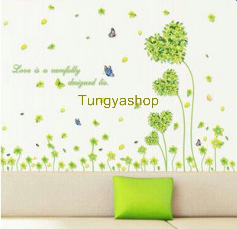 สติ๊กเกอร์ติดผนังบ้าน 50*70 ซม.