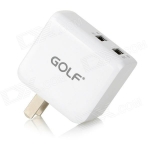 Adpater Golf GF-U201 รุ่น 2 ช่อง USB