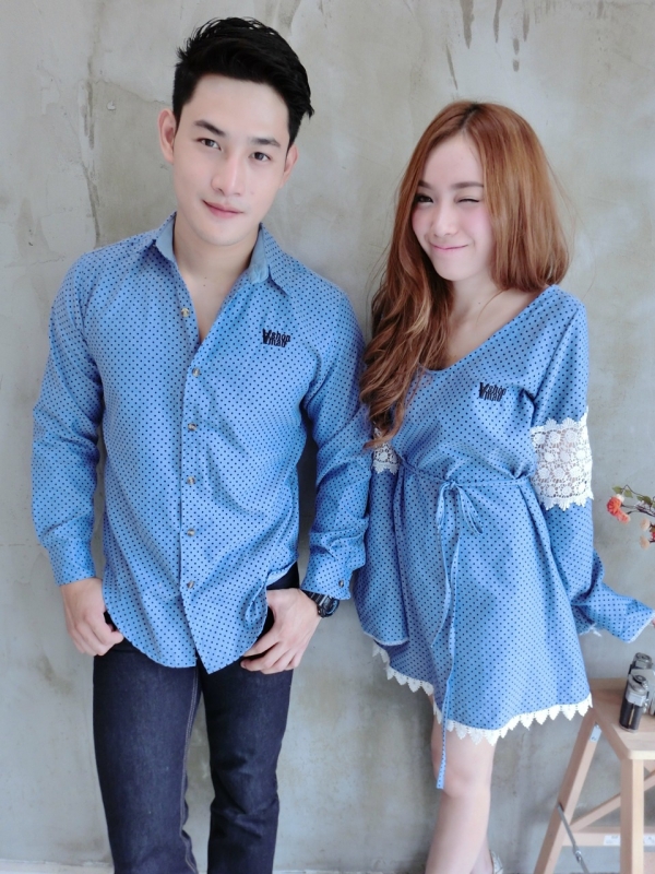 เสื้อคู่รัก เซต Zisuka-dot เสื้อคู่รัก เซต Zisuka-dot