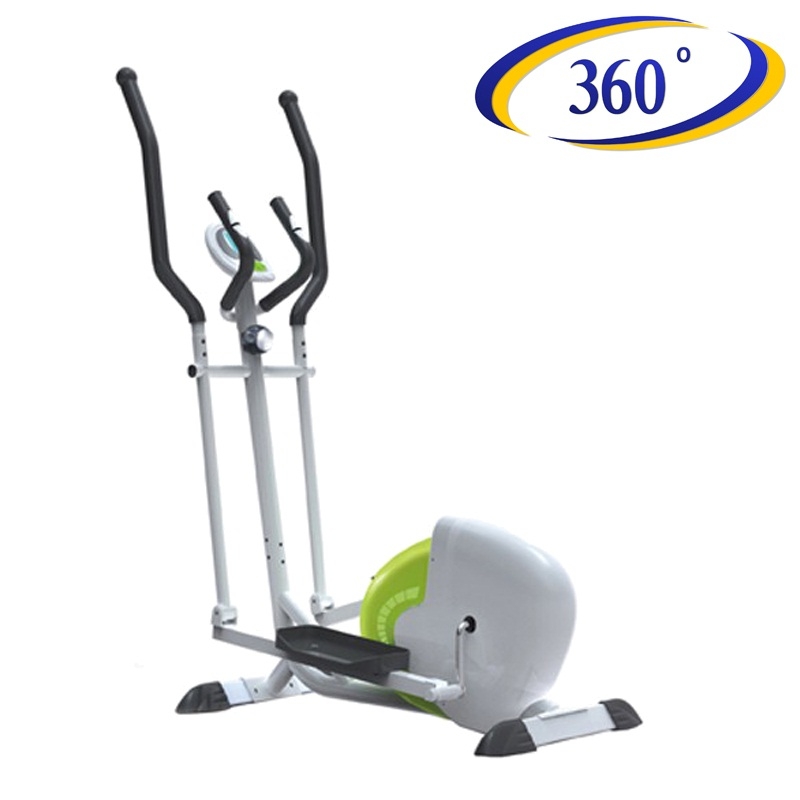 เครื่องเดินวงรี ลู่วิ่งกึ่งสเต็ป MAGNETIC ELLIPTICAL TRAINER (ขาว+เขียว)