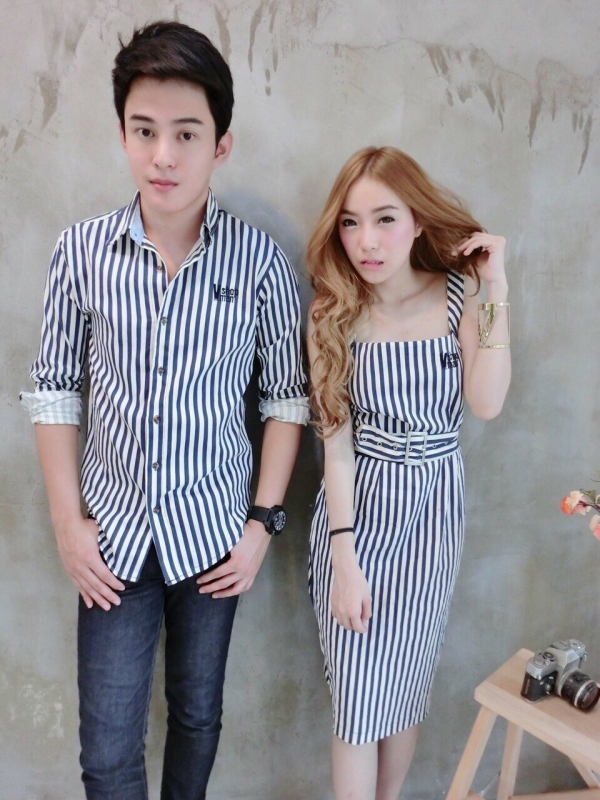 เซตคู่รัก เซ็ต Workz-way set เซ็ตคุ่รักลายทางน่ารัก สไตล์ออฟฟิส เซตคู่รัก เซ็ต Workz-way set เซ็ตคุ่รักลายทางน่ารัก สไตล์ออฟฟิส