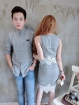 เสื้อคู่รัก เซ็ต Shinkuri scott set เซ็ตคุ่รักลายชิโนริ