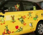 frog 50x70 cm.
