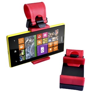 Car Steering Wheel Phone Holder ที่ยืดจับโทรศัพท์กับพวงมาลัยรถยนต์