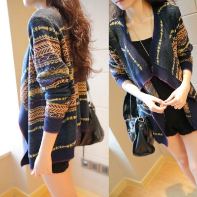 KW5707002 เสื้อคลุมกึ่งสูท Yifen ไหมพรมลายวินเทจ เกาหลี(พรีออเดอร์) รอ 3 อาทิตย์ KW5707002 เสื้อคลุมกึ่งสูท Yifen ไหมพรมลายวินเทจ เกาหลี(พรีออเดอร์) รอ 3 อาทิตย์