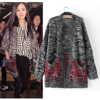 QW5709006 เสื้อกันหนาว ไหมพรมลายวินเทจ กระดุมหน้า วินเทจ แฟชั่นเกาหลี (พรีออเดอ QW5709006 เสื้อกันหนาว ไหมพรมลายวินเทจ กระดุมหน้า วินเทจ แฟชั่นเกาหลี (พรีออเดอ