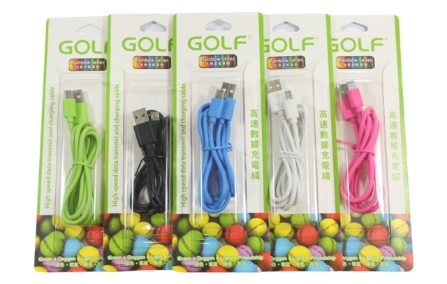 สายชาร์จ สำหรับMicro USB Charging ยี่ห้อ GOLF สีขาว สายชาร์จ สำหรับMicro USB Charging ยี่ห้อ GOLF สีขาว