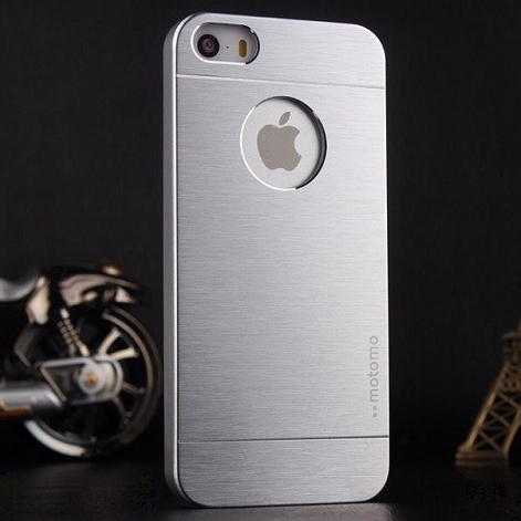 เคสไอโฟน5 5s motmo สีเงิน