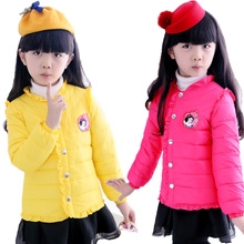 DM5710016 เสื้อโค้ทเด็กผู้หญิงเกาหลี คอกลม กระดุมหน้า ผ้าผสมขนสัตว์ อบอุ่นมาก (พ