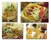 โต๊ะใช้ในงานแต่งงาน(พิธีรดน้ำสังข์) แกะลายไทยปิดทองคำเปลว เหมาะสำหรับห้างร้านที่รับจัดงานมงคลสมรส