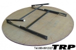 Half folding table with wheels,Round,Table Meetting,Table Banquet,โต๊ะกลมพับครึ่