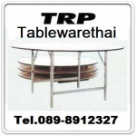 Half folding table with wheels,Round,Table Meetting,Table Banquet,โต๊ะกลมพับครึ่