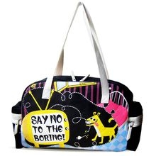 BG5711010 กระเป๋าถุงผ้าถือพร้อมสะพายลายสุนัขขี้เล่นสาวเกาหลี (พรีออเดอร์) รอ 3 อ
