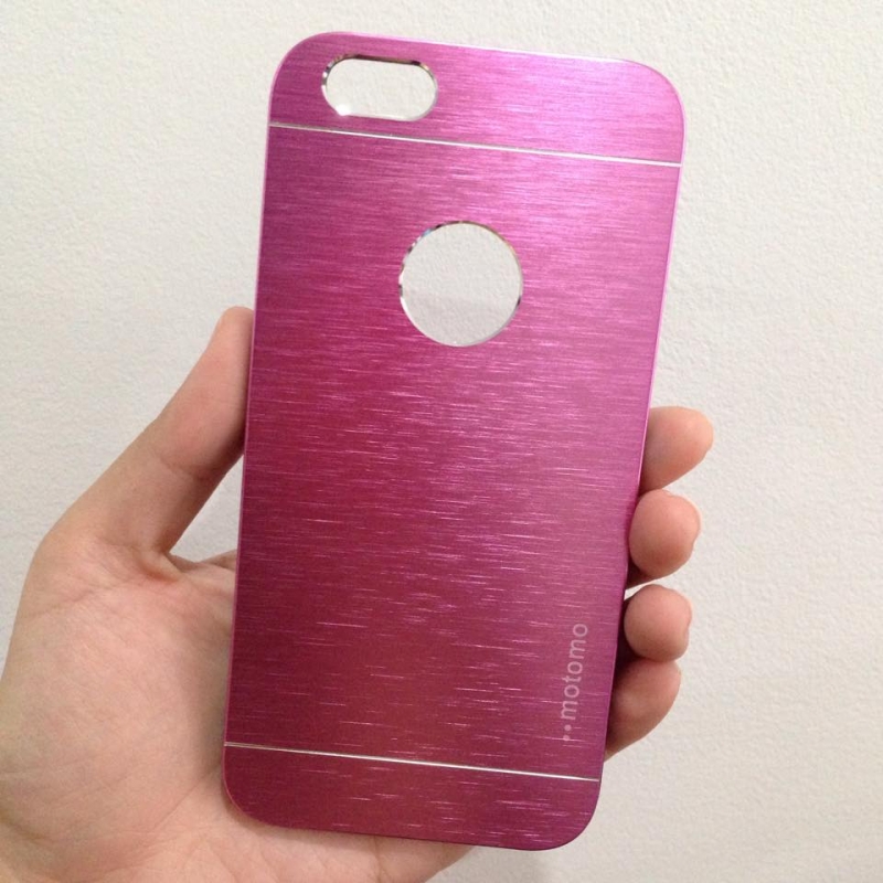 เคสไอโฟน 6 (4.7) motomo สีชมพู เคสไอโฟน 6 (4.7) motomo สีชมพู