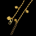 สร้อยข้อมือทองคำ 18k gold filled ห้อยด้วยชาร์มรูปหัวใจ ดีไซน์น่ารัก