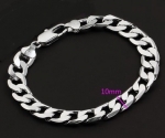 สร้อยข้อมือทองคำขาว 18k gold filled ขนาด 220x10 มิลลิเมตร สวยหรูมากค่ะ