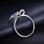 แหวนทองคำขาว 18k gold filled ดีไซน์โบว์ประดับด้วยเพชร CZ เกรดดีเยี่ยม สวยน่ารักมากค่ะ