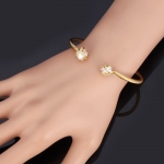กำไลข้อมือทอง /ทองคำขาว 18k gold filled ประดับเพชร CZ สวยมากค่ะ