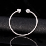 กำไลข้อมือทอง /ทองคำขาว 18k gold filled ประดับเพชร CZ สวยมากค่ะ