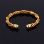 กำไลข้อมือทอง 18k gold filled ลายเกลียว ดีไซน์เก๋