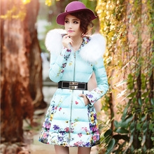 CW5712004 เสื้อโค้ท ผ้าผสมขนสัตว์ ลายดอกไม้ หวานอบอุ่นมาก สไตร์เกาหลี (พรีออเดอร CW5712004 เสื้อโค้ท ผ้าผสมขนสัตว์ ลายดอกไม้ หวานอบอุ่นมาก สไตร์เกาหลี (พรีออเดอร