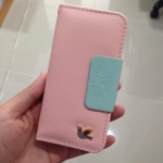 กระเป๋าเคส ไอโฟน 4 4s สีชมพูอ่อน