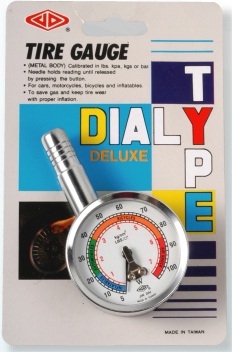 เกย์วัดลมนาฬิกาขอบเหล็กวัดตรง No.JD-3219 (10-100P)