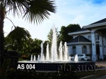 น้ำพุ ฮวงจุ้ย หน้าบ้าน คุณ อุษา บ่อน้ำพุวงกลม
