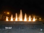 บ่อน้ำพุ หน้าโรงแรม The River ที่ จ.นครพนม