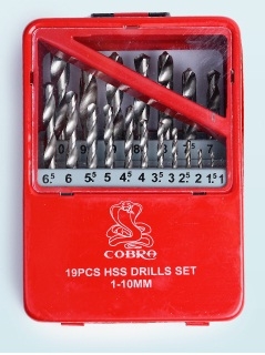 ดอกสว่านเจาะเหล็ก ตัวสีเงิน HSS COBRA