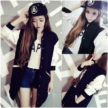 KW5801006 เสื้อกันหนาวเบสบอลสาวเกาหลี (พรีออเดอร์) แฟชั่นเกาหลี รอ 3 อาทิตย์หลัง