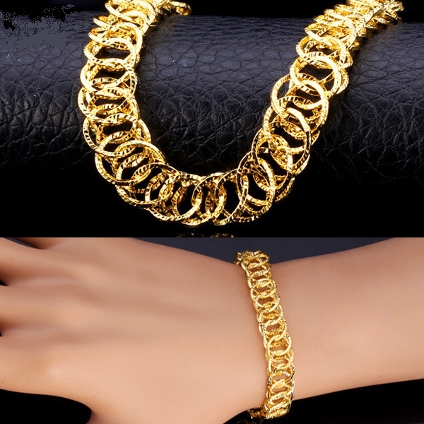 สร้อยข้อมือทอง 18KRGP ดีไซน์ห่วงคู่แบบโปร่ง สวยมากค่ะ สร้อยข้อมือทอง 18KRGP ดีไซน์ห่วงคู่แบบโปร่ง สวยมากค่ะ