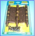 บานพับ K.P.S. 4 แหวนทองเหลือง (มีจุก) แกนใหญ่ 15 MM. หัวย้ำกันขโมย