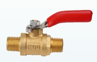 ก็อกบอลวาวล์ทองเหลือง เกลียวนอก/สองข้าง HATO HT403