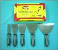 เกรียงโป้วสี แสตนเลส ALLWAYS ชนิดด้ามยาง NO. SP-110