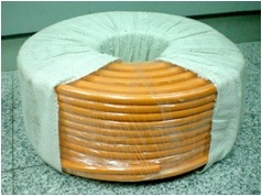 สายอ๊อก PVC สีส้ม YAMAKI ยาว 100 เมตร